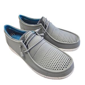 Reef Mens Water Coast Gray Slip-On Shoes Sneakers 10 Medium